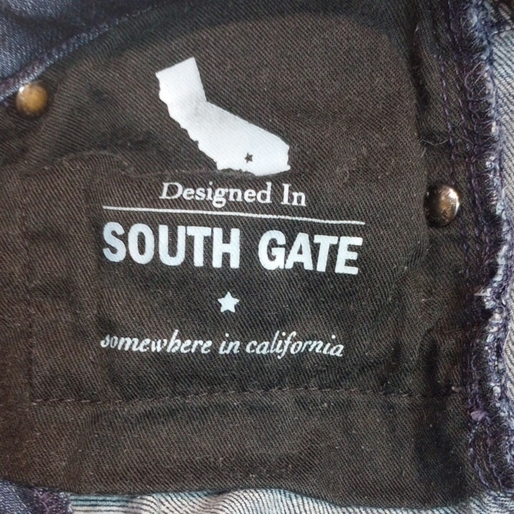 South Gate Dark Blue Flare Jeans for Women - Picture 7 of 10